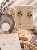 ✨Boucles d'oreilles agate indienne