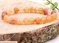 🔥Bracelet boule Cornaline 8mm