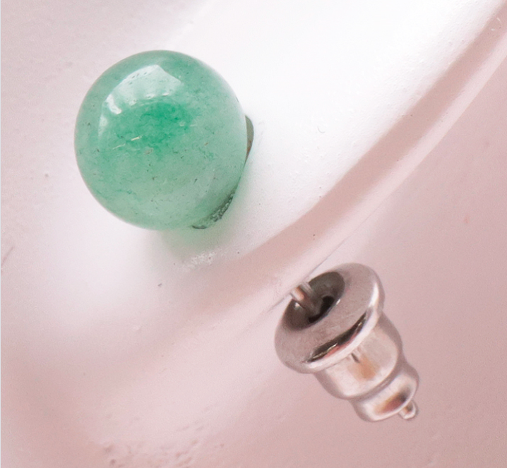 💚Boucles d'oreilles Aventurine 6mm