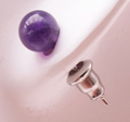 💜Boucles d'oreilles Améthyste 6mm