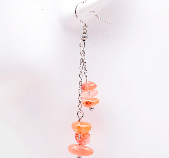 💎Boucles d'oreilles Cornaline